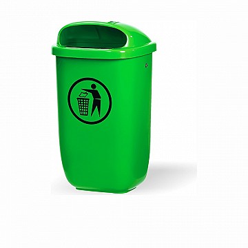 Abfallbehälter DIN 30713 grün