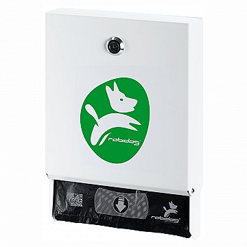 «VITO» bag dispenser, 1.4301 - V2A stainless steel, powder coated RAL 9016