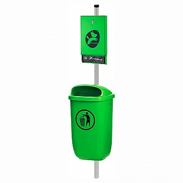 With «ECO» bag dispenser incl. 5.000 dog-waste bags from € 231,00 - without bags from € 166,00