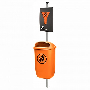 With «FOX» bag dispenser incl. 5.000 dog-waste bags from € 276,00, without bags from € 211,00