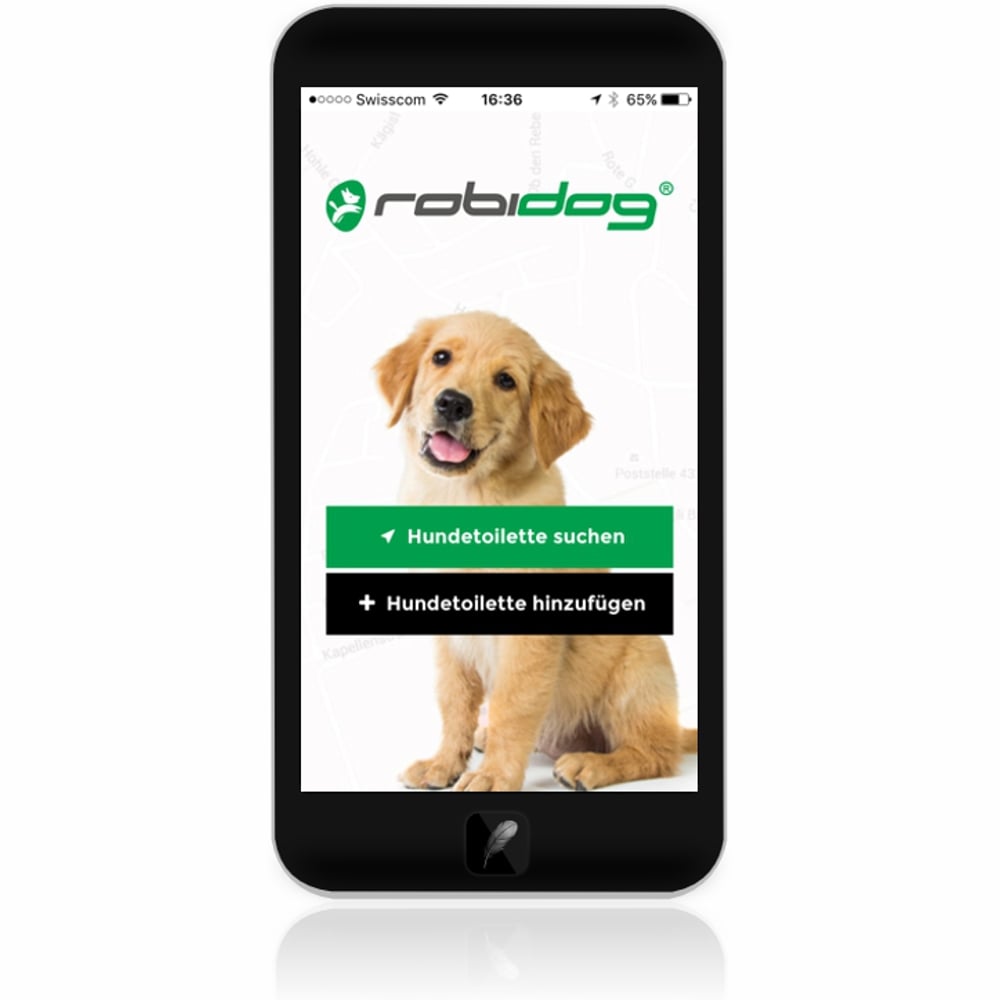 Dog Toilets App - Robidog Finder | ROBI AG