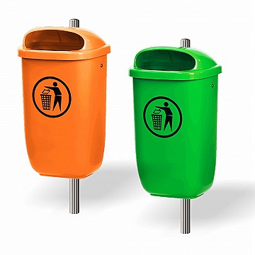 DIN 30713 waste bin with stand pipe from € 102,00