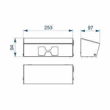 Technical drawing «PRESTO» bag dispenser